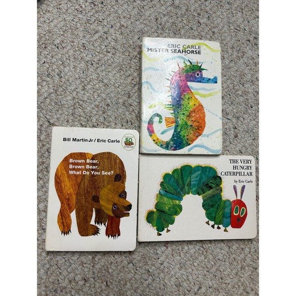 Eric Carle Children's Books Set: The Very Hungry Caterpillar & More‎ - Picture 1 of 5